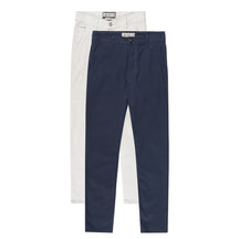 Kit 2 Calças de Sarja com Corte Chino - Santorini